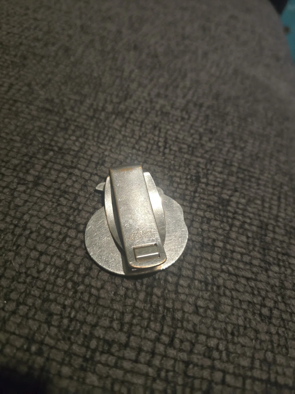 Anson | Vintage Silver-plated Money Bag Money Clip